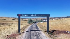 Köyümüze Ağayli Köyü Levhası Yapıldı